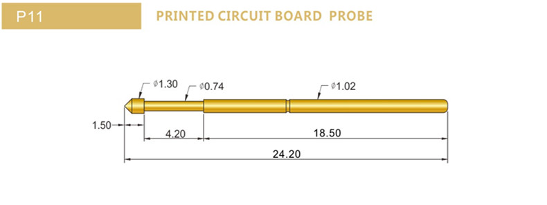 P11探針尺寸，華榮華測(cè)試探針選型，測(cè)試探針規(guī)格型號(hào)